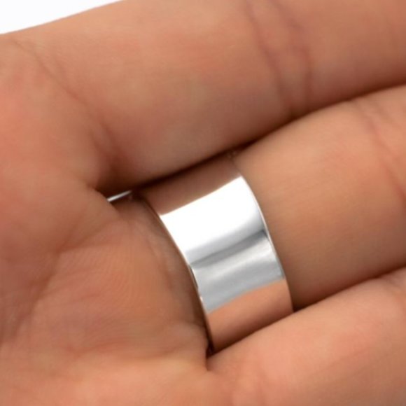 Jewelry 925 Silver sparkly unique ring (size 7US) - Picture 2 of 4